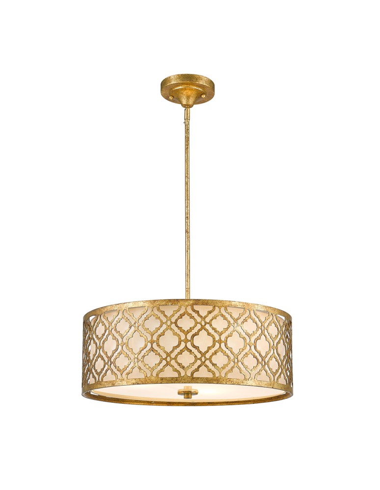 Elstead Lighting Duża lampa wisząca Arabella - 3 źródła światła GN-ARABELLA-P-L