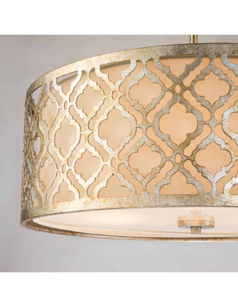 Elstead Lighting Duża lampa wisząca Arabella - 3 źródła światła GN-ARABELLA-P-L