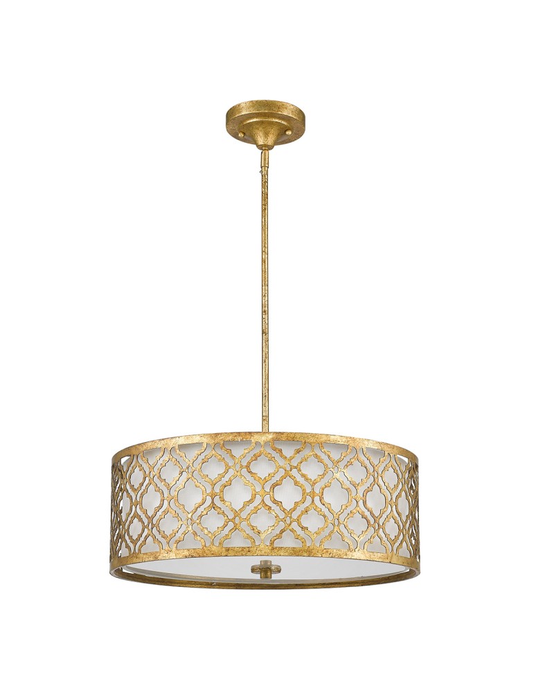 Elstead Lighting Duża lampa wisząca Arabella - 3 źródła światła GN-ARABELLA-P-L