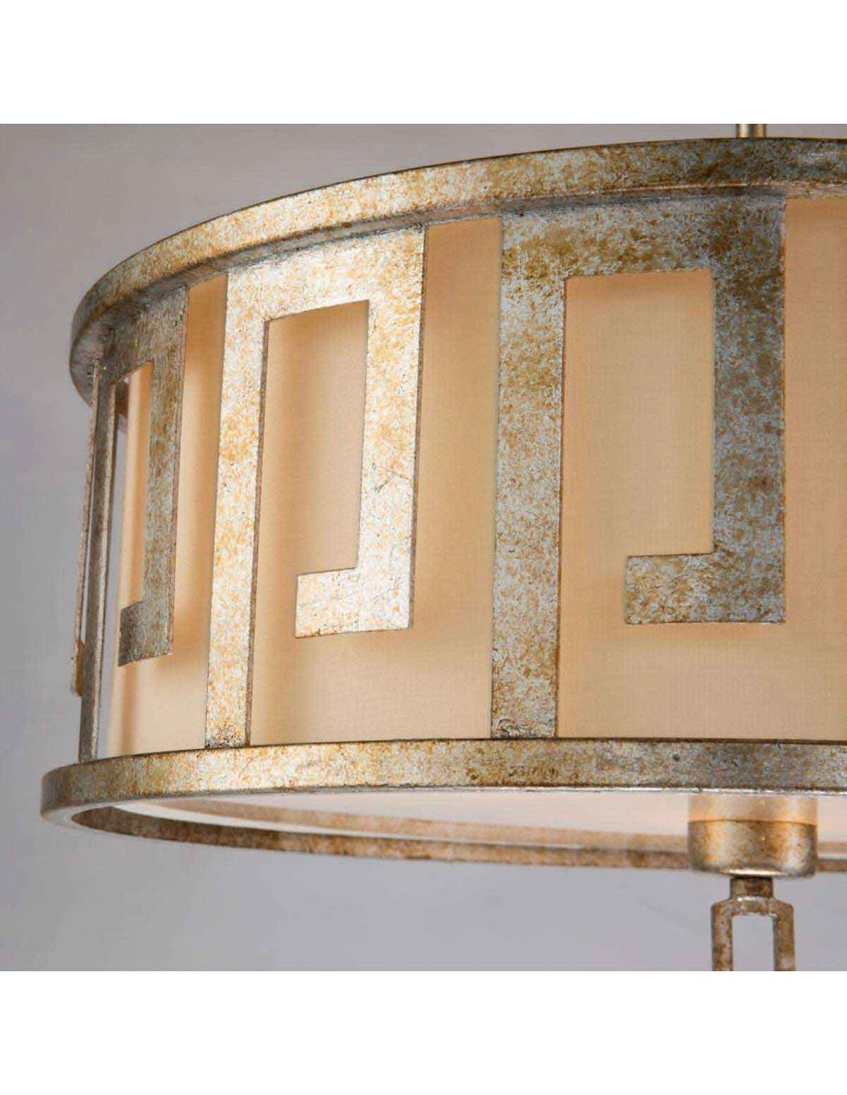 Elstead Lighting Duża lampa wisząca Lemuria - 3 źródła światła GN-LEMURIA-P-L