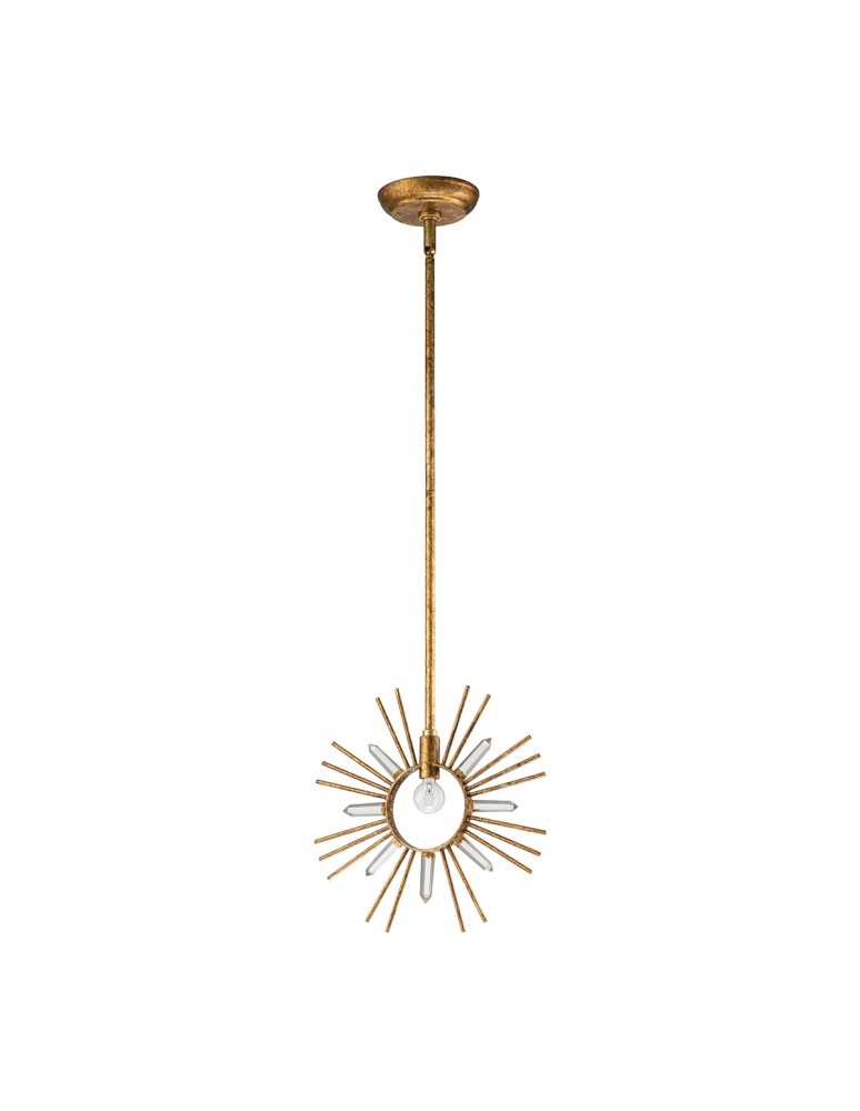 Pendant lamps - Elstead Lighting Sun King pendant lamp - 1 light source GN-SUN-KING-P-G - product kolory-swiatla.pl 1