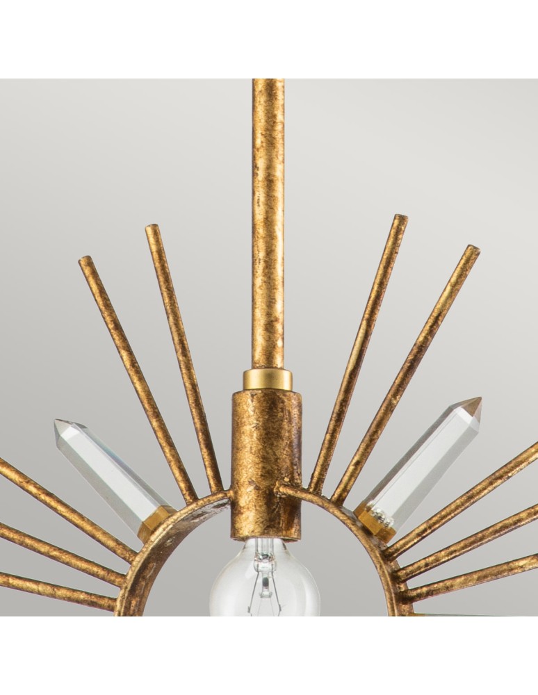 Elstead Lighting Lampa wisząca Sun King - 1 źródło światła GN-SUN-KING-P-G