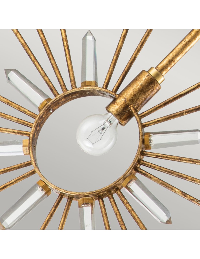 Elstead Lighting Lampa wisząca Sun King - 1 źródło światła GN-SUN-KING-P-G