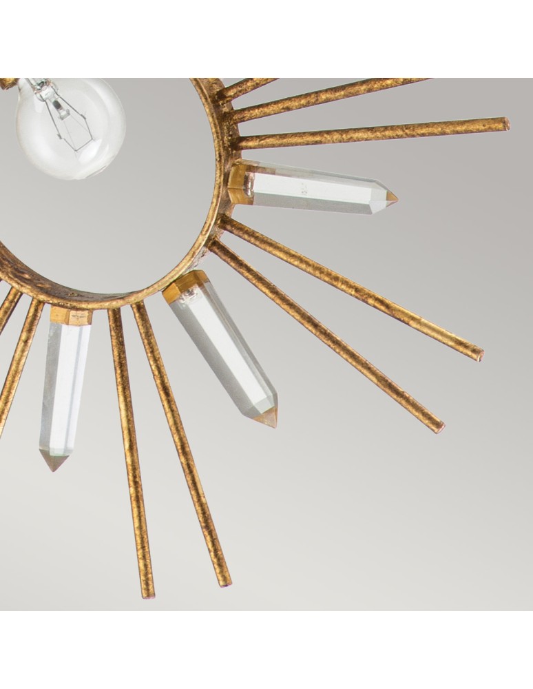 Pendant lamps - Elstead Lighting Sun King pendant lamp - 1 light source GN-SUN-KING-P-G - product kolory-swiatla.pl 5