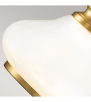 Elstead Lighting Kinkiet Ainsley - 1 źródło światła - Szczotkowany mosiądz IP44 HK-AINSLEY1-BATH-BB