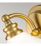 Bathroom wall lamps - Elstead Lighting Ainsley wall lamp - 1 light source - Brushed brass IP44 HK-AINSLEY1-BATH-BB - product 5