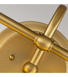 Bathroom wall lamps - Elstead Lighting Ainsley wall lamp - 2 light sources - Brushed brass IP44 HK-AINSLEY2-BATH-BB - product 3