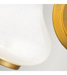 Elstead Lighting Kinkiet Ainsley - 2 źródła światła - Szczotkowany mosiądz IP44 HK-AINSLEY2-BATH-BB