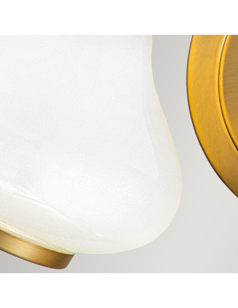 Bathroom wall lamps - Elstead Lighting Ainsley wall lamp - 2 light sources - Brushed brass IP44 HK-AINSLEY2-BATH-BB - product kolory-swiatla.pl 5