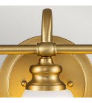 Bathroom wall lamps - Elstead Lighting Ainsley wall lamp - 3 light sources - Brushed brass IP44 HK-AINSLEY3-BATH-BB - product 3