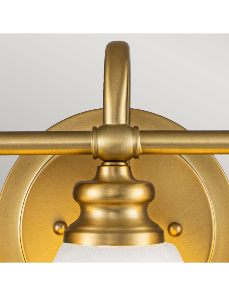 Bathroom wall lamps - Elstead Lighting Ainsley wall lamp - 3 light sources - Brushed brass IP44 HK-AINSLEY3-BATH-BB - product kolory-swiatla.pl 3