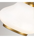 Elstead Lighting Kinkiet Ainsley - 3 źródła światła - Szczotkowany mosiądz IP44 HK-AINSLEY3-BATH-BB