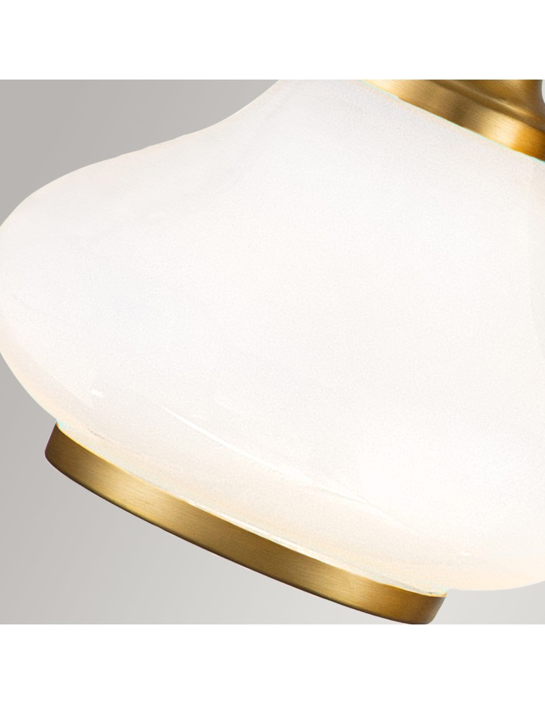 Elstead Lighting Kinkiet Ainsley - 3 źródła światła - Szczotkowany mosiądz IP44 HK-AINSLEY3-BATH-BB