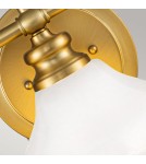 Elstead Lighting Kinkiet Ainsley - 3 źródła światła - Szczotkowany mosiądz IP44 HK-AINSLEY3-BATH-BB