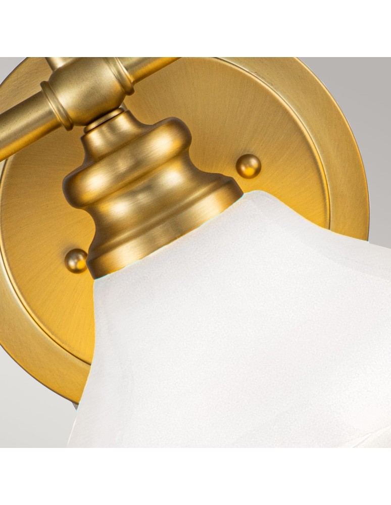 Elstead Lighting Kinkiet Ainsley - 3 źródła światła - Szczotkowany mosiądz IP44 HK-AINSLEY3-BATH-BB