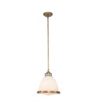 Pendant lamps - Elstead Lighting Amelia medium pendant lamp - 1 light source - Old brass HK-AMELIA-P-M-HB - product 1