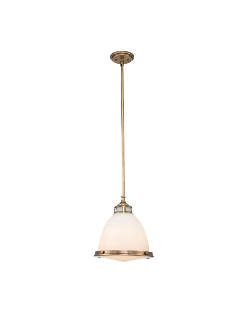 Pendant lamps - Elstead Lighting Amelia medium pendant lamp - 1 light source - Old brass HK-AMELIA-P-M-HB - product kolory-swiatla.pl 1