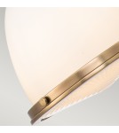 Elstead Lighting Średnia lampa wisząca Amelia - 1 źródło światła - Stary mosiądz HK-AMELIA-P-M-HB