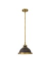 Elstead Lighting Amelia small pendant lamp - 1 light source - Brown HK-AMELIA-P-S-RB