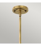 Elstead Lighting Mała lampa wisząca Amelia - 1 źródło światła - Brązowa HK-AMELIA-P-S-RB