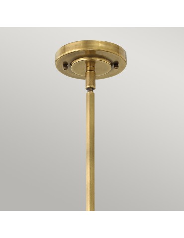 Elstead Lighting Mała lampa wisząca Amelia - 1 źródło światła - Brązowa HK-AMELIA-P-S-RB - produkt 2