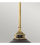 Pendant lamps - Elstead Lighting Amelia small pendant lamp - 1 light source - Brown HK-AMELIA-P-S-RB - product 3