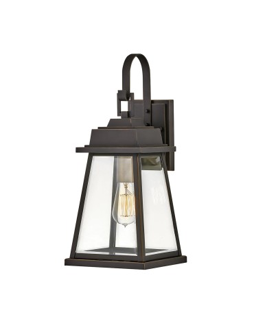Elstead Lighting Bainbridge medium wall lantern - 1 light source IP44 HK-BAINBRIDGE-M-OZ