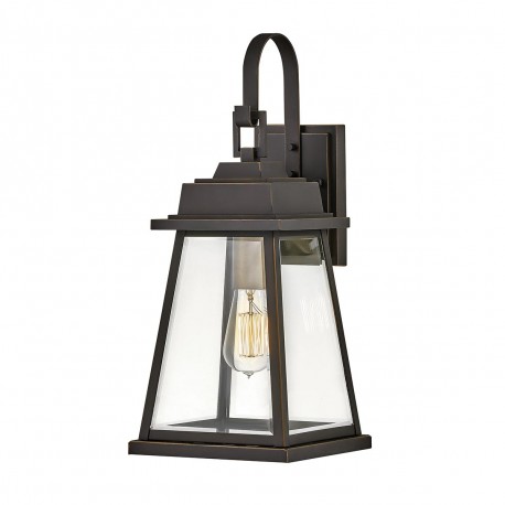 Elstead Lighting Średnia latarnia naścienna Bainbridge - 1 źródło światła IP44 HK-BAINBRIDGE-M-OZ