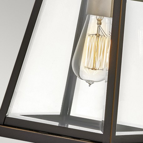 Elstead Lighting Średnia latarnia naścienna Bainbridge - 1 źródło światła IP44 HK-BAINBRIDGE-M-OZ