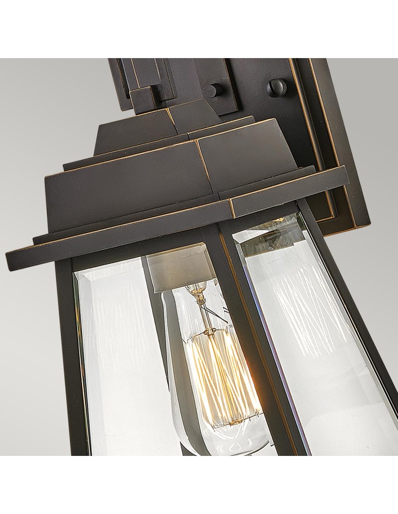 Outdoor wall lamps - Elstead Lighting Small wall lantern Bainbridge - 1 light source IP44 HK-BAINBRIDGE-S-OZ - product kolory-swiatla.pl 3