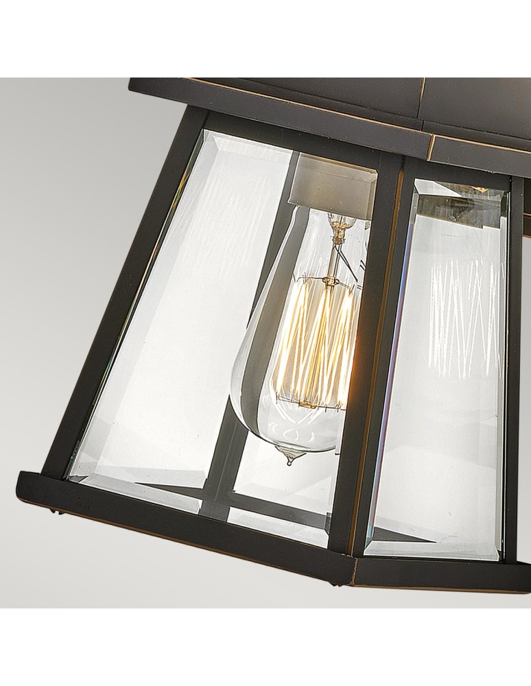 Outdoor wall lamps - Elstead Lighting Small wall lantern Bainbridge - 1 light source IP44 HK-BAINBRIDGE-S-OZ - product kolory-swiatla.pl 4