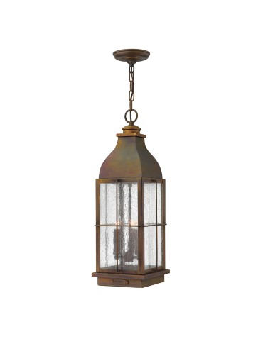 Elstead Lighting Large Bingham pendant lantern - 3 light sources IP23 HK-BINGHAM8