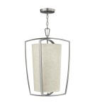 Pendant lamps - Elstead Lighting Large Blakely pendant lamp - 3 light sources - Brushed nickel HK-BLAKELY-3P-BN - product 1
