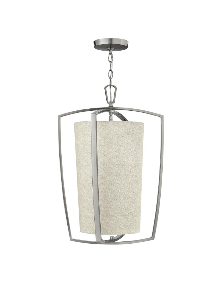 Pendant lamps - Elstead Lighting Large Blakely pendant lamp - 3 light sources - Brushed nickel HK-BLAKELY-3P-BN - product kolory-swiatla.pl 1
