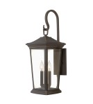 Outdoor wall lamps - Elstead Lighting Large Bromley wall lantern - 3 light sources IP44 HK-BROMLEY2-L - product 1