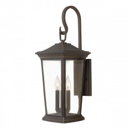 Elstead Lighting Duża latarnia naścienna Bromley - 3 źródła światła IP44 HK-BROMLEY2-L