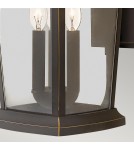 Elstead Lighting Duża latarnia naścienna Bromley - 3 źródła światła IP44 HK-BROMLEY2-L