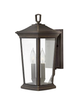 Elstead Lighting Średnia latarnia naścienna Bromley - 2 źródła światła IP44 HK-BROMLEY2-M