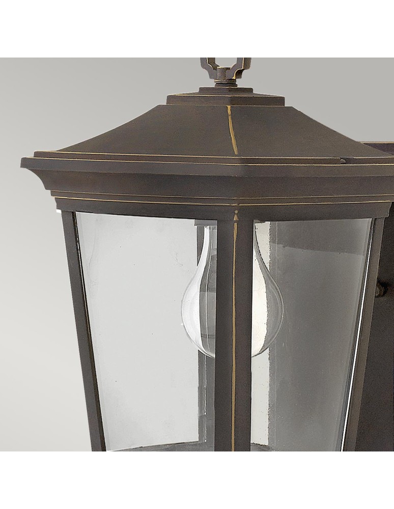 Outdoor wall lamps - Elstead Lighting Small wall lantern Bromley - 1 light source IP44 HK-BROMLEY2-S - product kolory-swiatla.pl 3