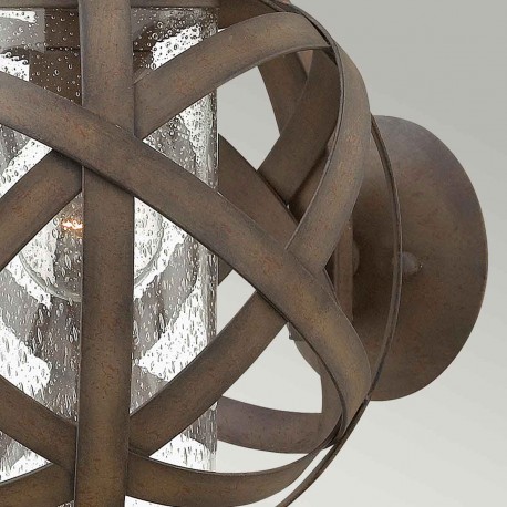 Elstead Lighting Mała latarnia naścienna Carson - 1 źródło światła IP44 HK-CARSON1