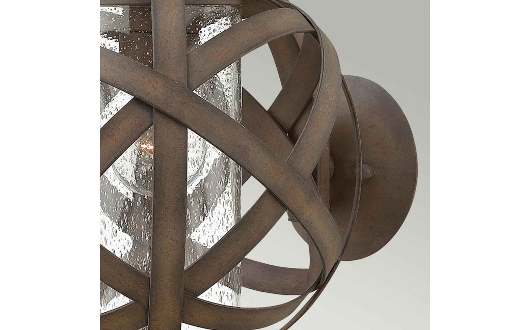 Elstead Lighting Mała latarnia naścienna Carson - 1 źródło światła IP44 HK-CARSON1
