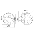 Outdoor wall lamps - Elstead Lighting Small wall lantern Carson - 1 light source IP44 HK-CARSON1 - product 5