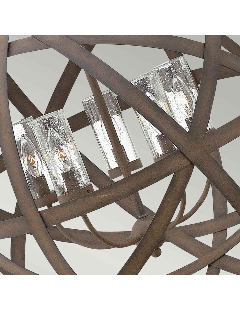 Elstead Lighting Carson pendant lantern - 5 light sources IP44 HK-CARSON-5P