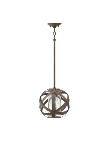 Elstead Lighting Carson pendant lantern - 1 light source IP44 HK-CARSON-P