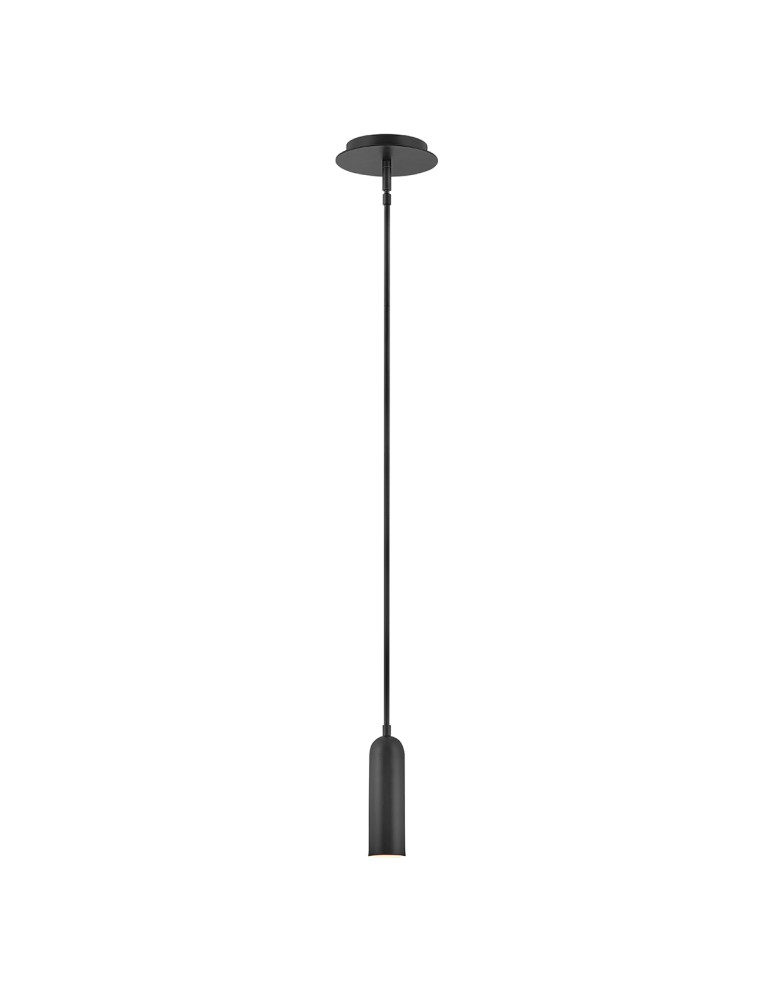 Pendant lamps - Elstead Lighting Dax small LED pendant lamp - Black HK-DAX-MP-BK - product kolory-swiatla.pl 1