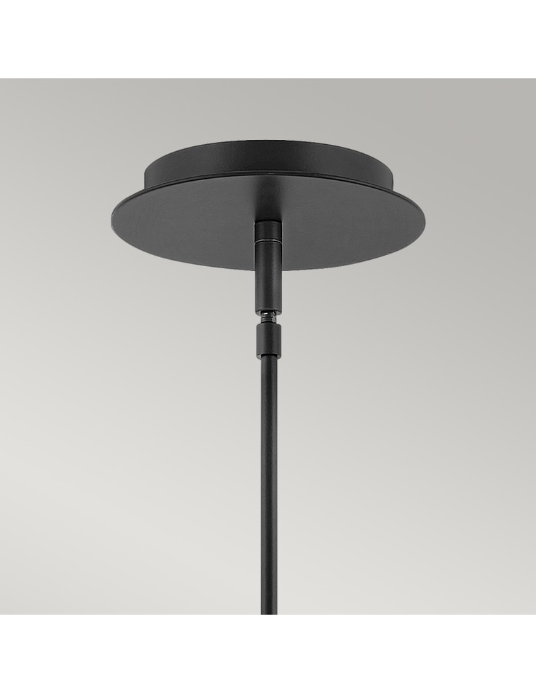 Pendant lamps - Elstead Lighting Dax small LED pendant lamp - Black HK-DAX-MP-BK - product kolory-swiatla.pl 2