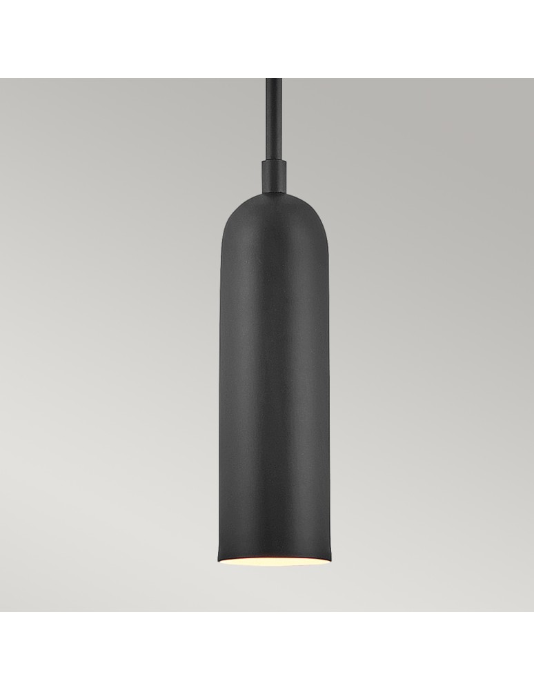 Pendant lamps - Elstead Lighting Dax small LED pendant lamp - Black HK-DAX-MP-BK - product kolory-swiatla.pl 3