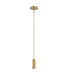 Pendant lamps - Elstead Lighting Dax small LED pendant lamp - Old brass HK-DAX-MP-HB - product 1