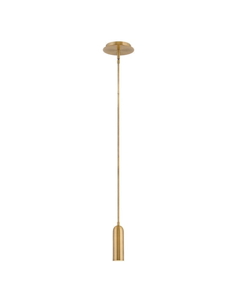 Pendant lamps - Elstead Lighting Dax small LED pendant lamp - Old brass HK-DAX-MP-HB - product kolory-swiatla.pl 1