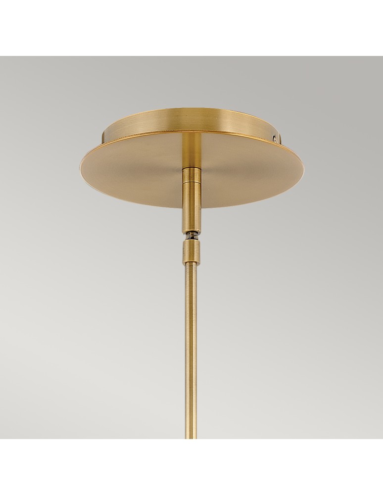 Elstead Lighting Mała lampa wisząca LED Dax - Stary mosiądz HK-DAX-MP-HB